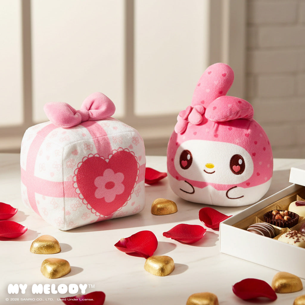 Valentine Present My Melody 4" Reversible Plushie Unisex
