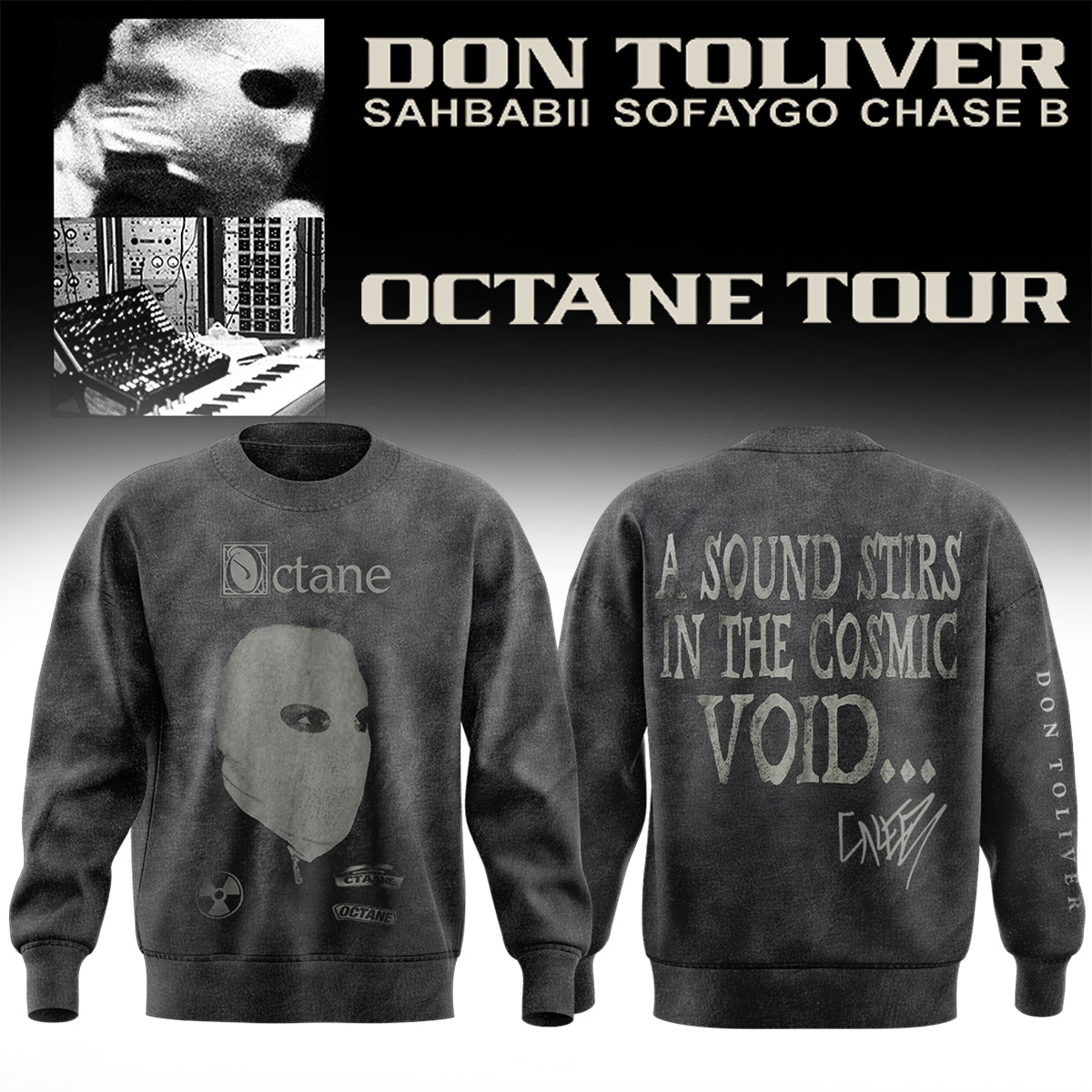 Don Toliver Octane Tour signed Sweatshirt v3