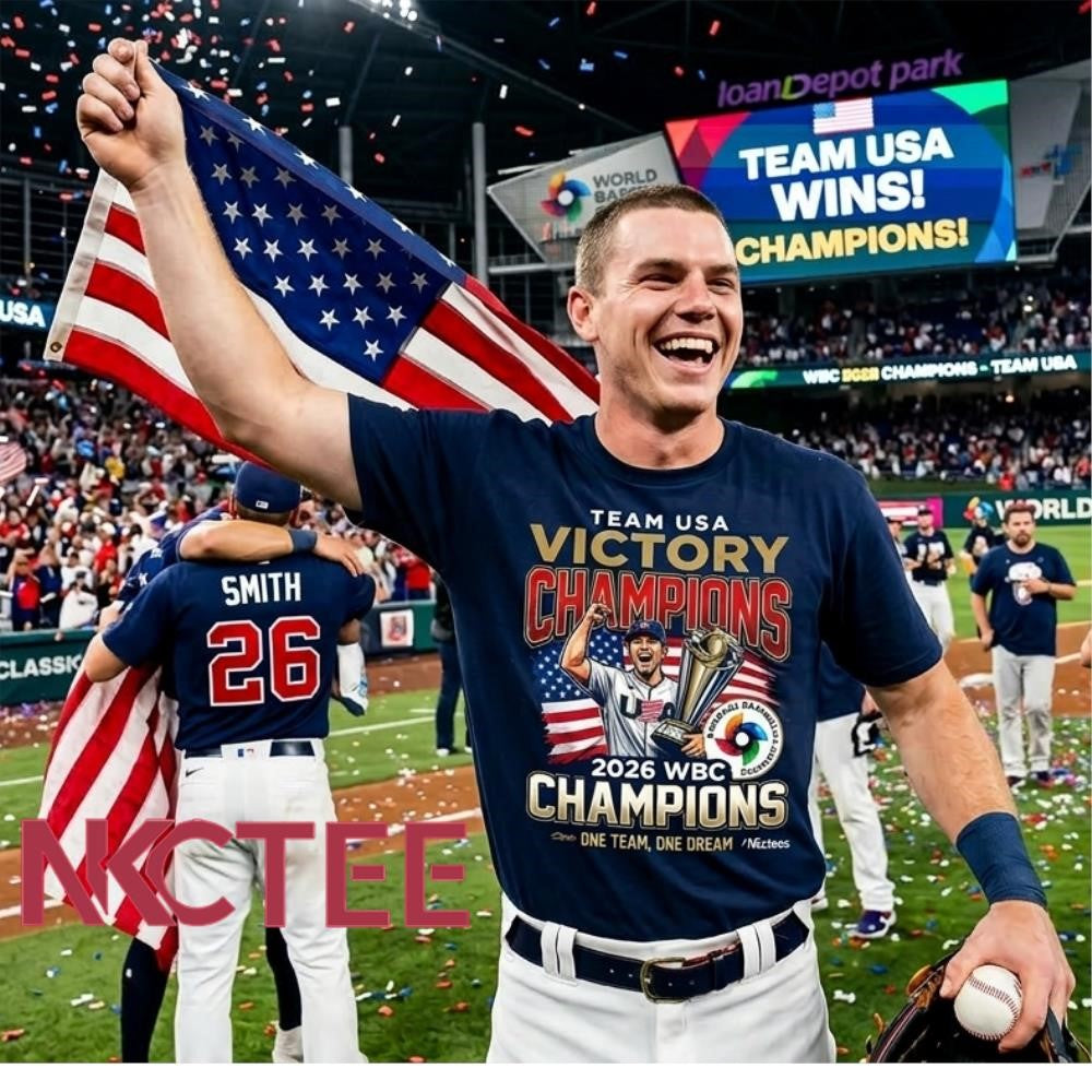 2026 WBC Victory Tee – USA Baseball World Champions Graphic Shirt