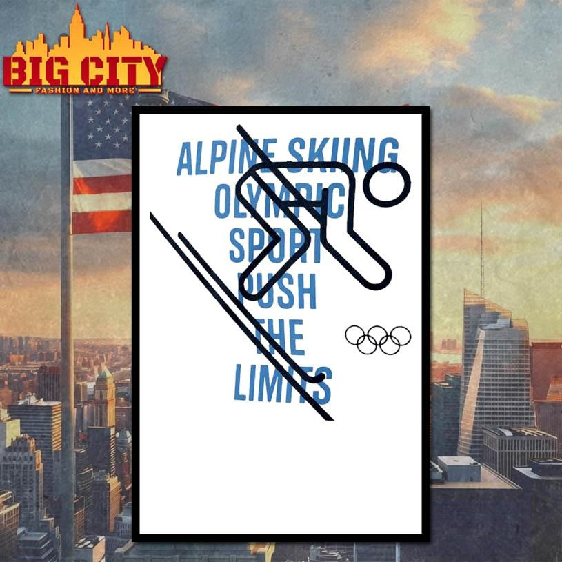 2026 Winter Olympics Alpine Skiing Graphic Shirt Unisex