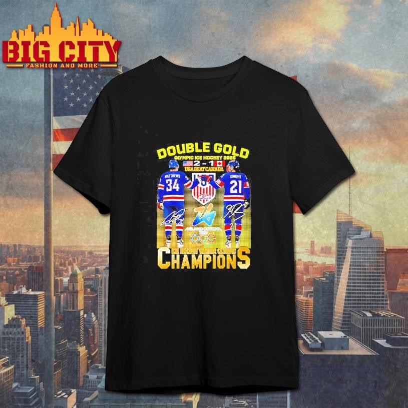 2026 Winter Olympics USA Men’s &amp; Women’s Ice Hockey Champions Shirt Unisex