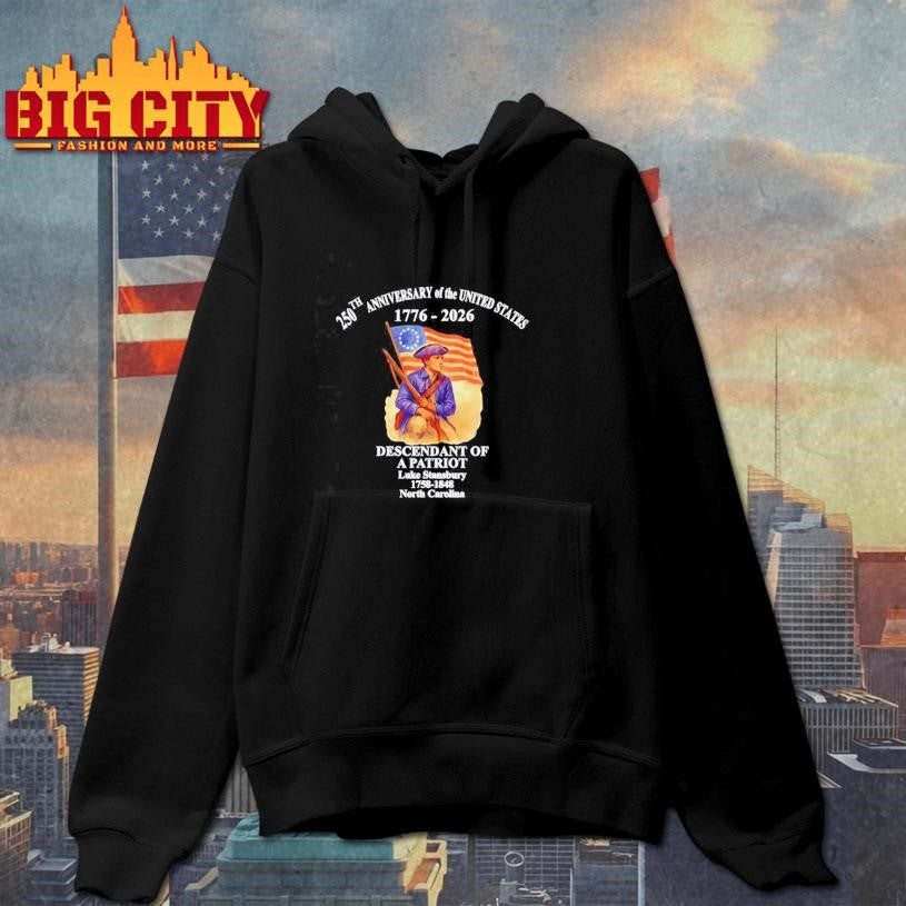 250th Anniversary Of United States 1776 2026 Descendant of a Patriot Shirt Unisex