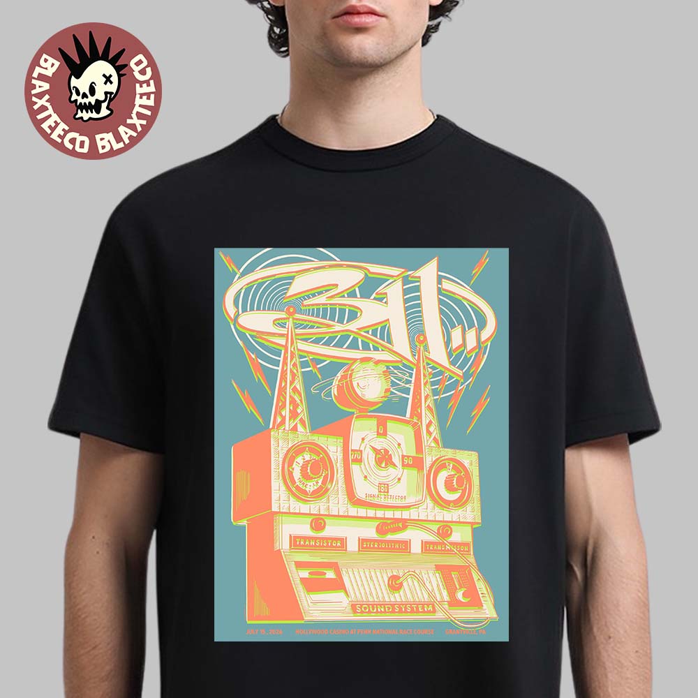 311 Grantville Pennsylvania 2026 Event Poster At Hollywood Casino At Penn National Race Course On July 15 2026 T-Shirt