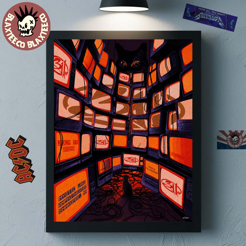 311 Shakopee Minnesota 2026 Event Poster At Mystic Lake Amphitheater On July 11 2026 Home Decor Poster Canvas