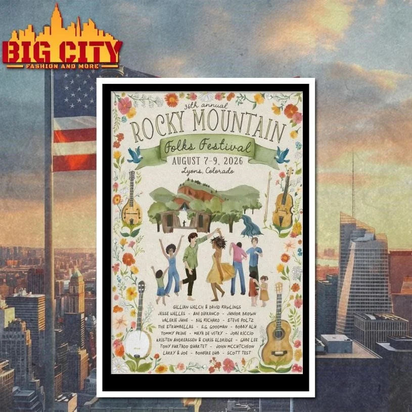 36th Annual Rocky Mountain Lyons CO On August 7-9 2026 Poster Shirt Unisex
