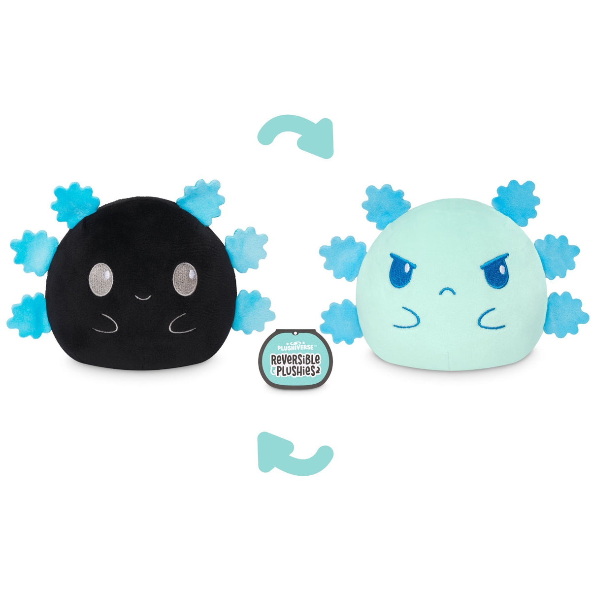 Plushiverse Feeling Blue Axolotl 4" Reversible Plushie Unisex