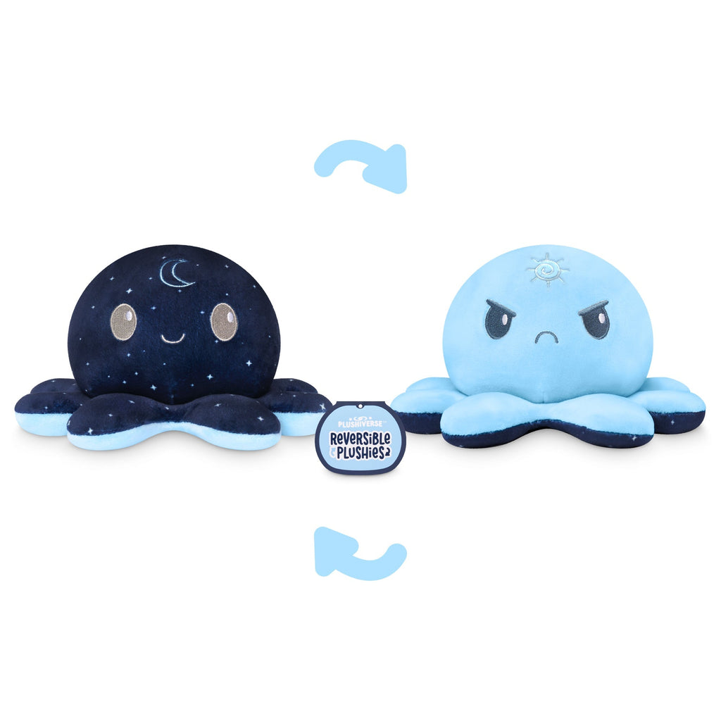 Plushiverse Night and Day Octopus 4" Reversible Plushie Unisex