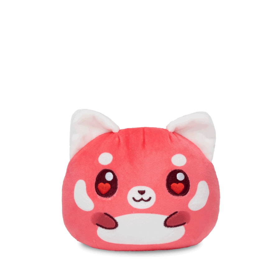 Valentine Present Red Panda 4" Reversible Plushie Unisex