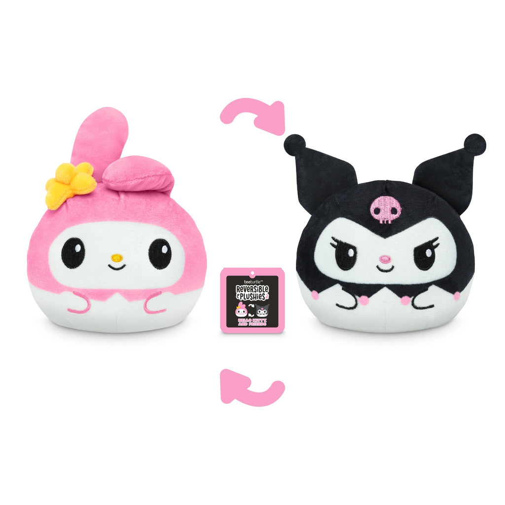 My Melody & Kuromi 4" Reversible Plushie Unisex