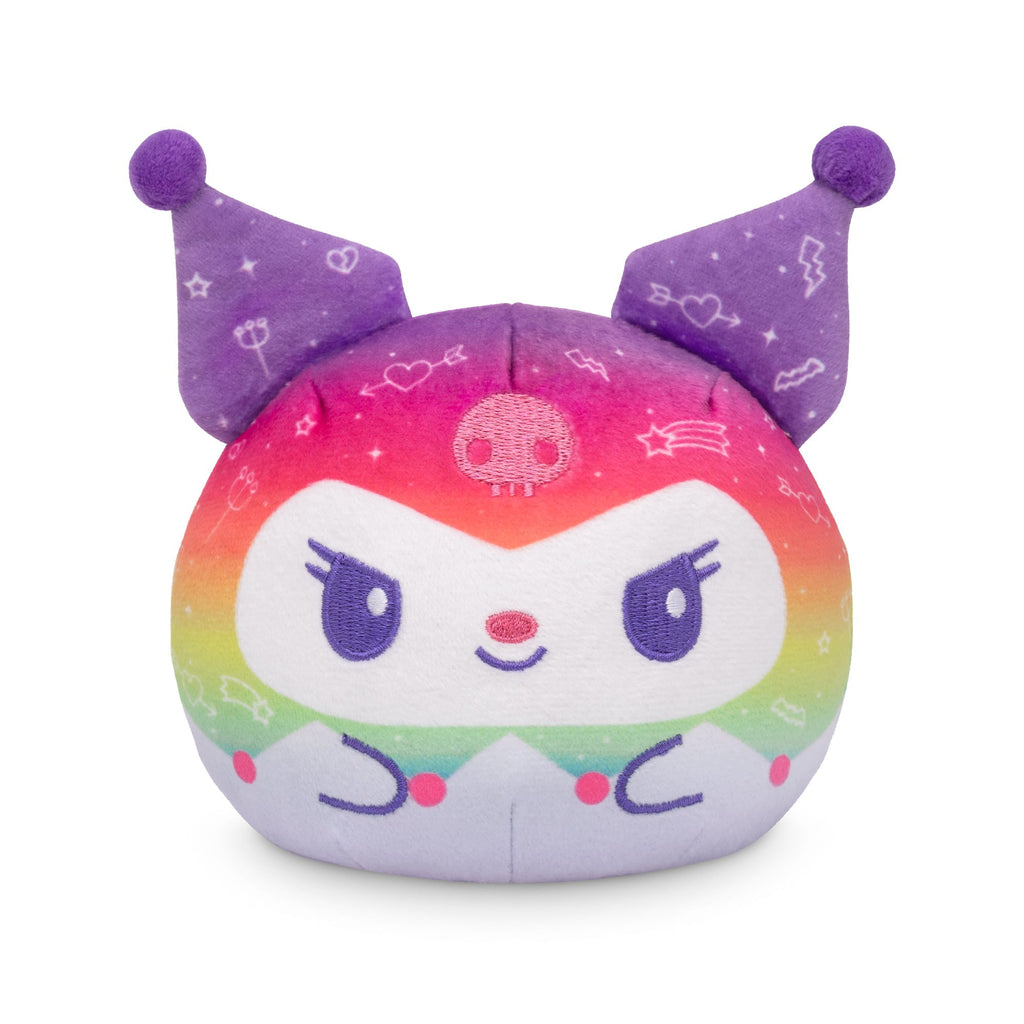 Rainbow My Melody & Kuromi 4" Reversible Plushie Unisex