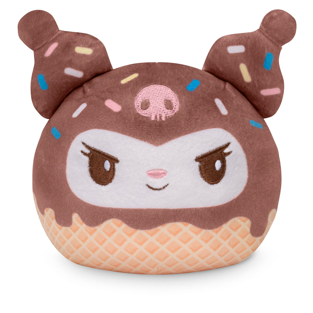 Kuromi Ice Cream Cone 4” Reversible Plushie Unisex