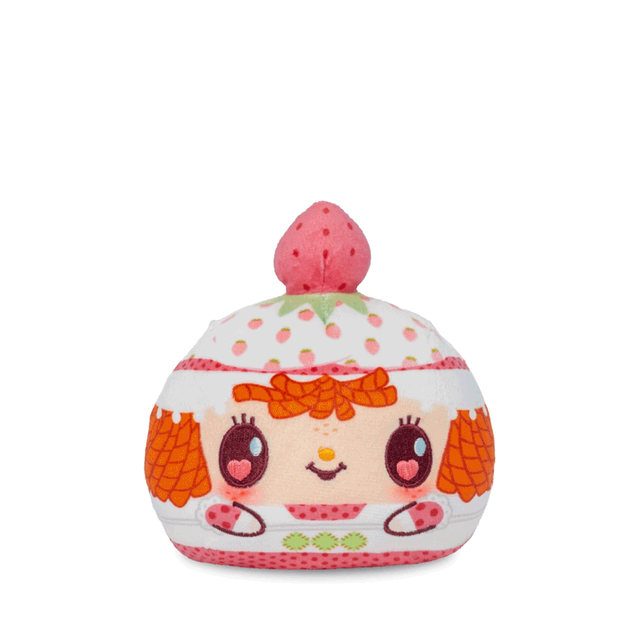 Valentine Present Strawberry Shortcake 4" Strawberry-Scented Reversible Plushie Unisex