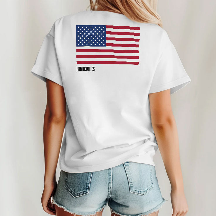 51 The Moon Should Be A State American Flag T Shirt
