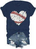 Women's Basketball Short Sleeve Game Day Graphic T-Shirt Casual Sports Team Tee Baseball Mama Printed Tops