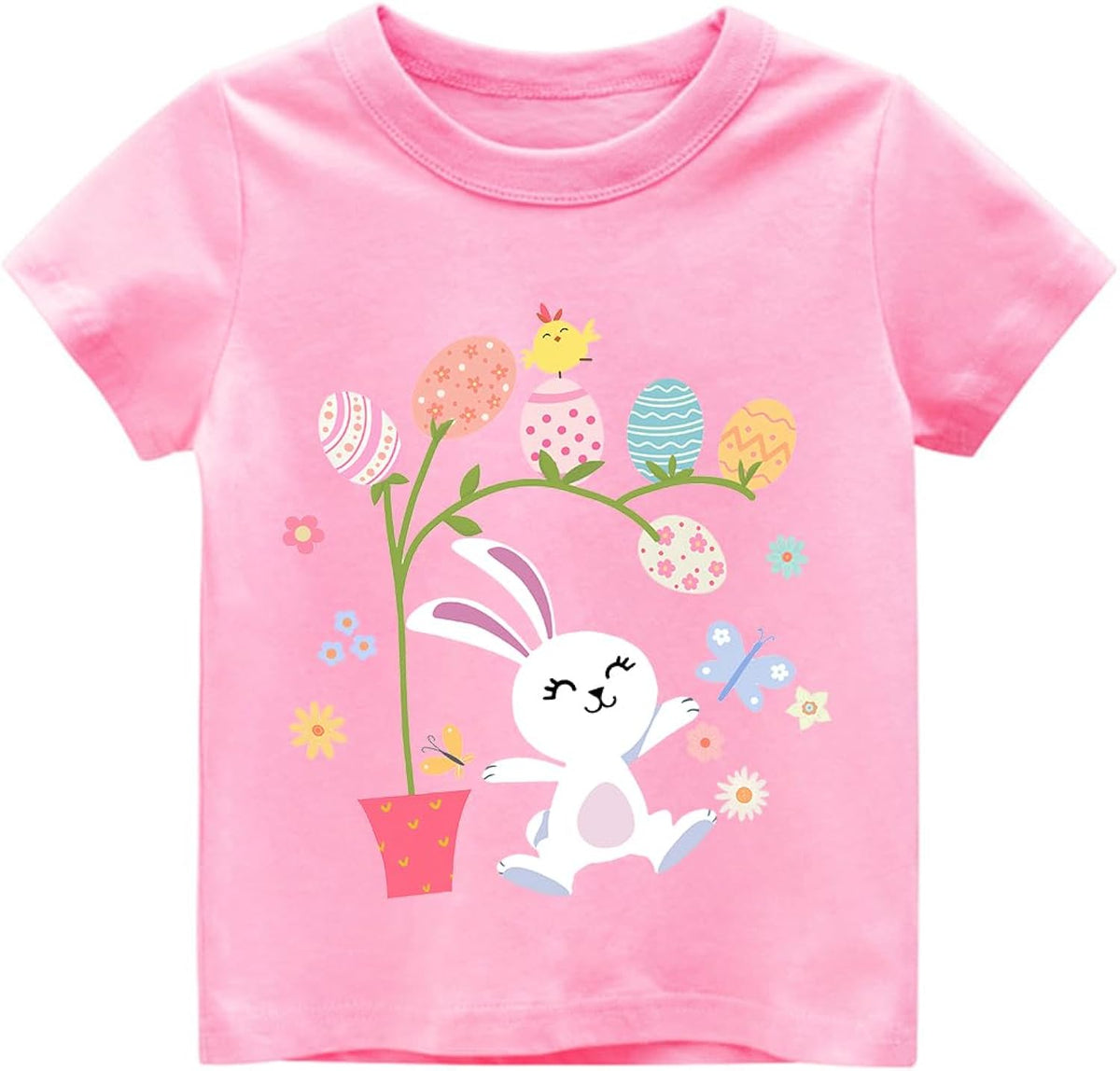 Easter Day Gift Shirts for Toddler Boy Baby Girl Tractor Loving Bunny Egg Gnomes Short Sleeve Tshirt Infant Kids Tee Tops