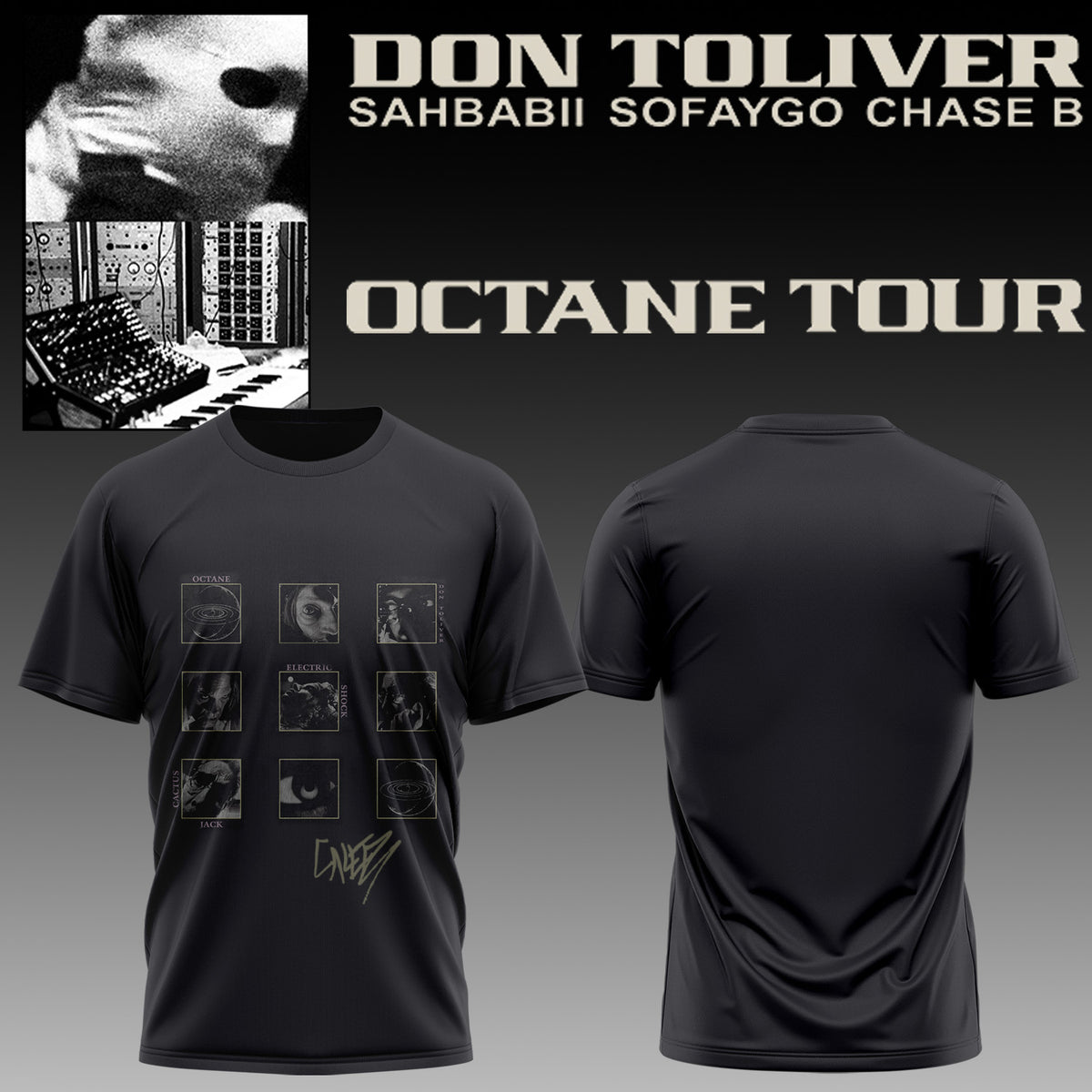 Don Toliver Octane Tour signed Shirt v2