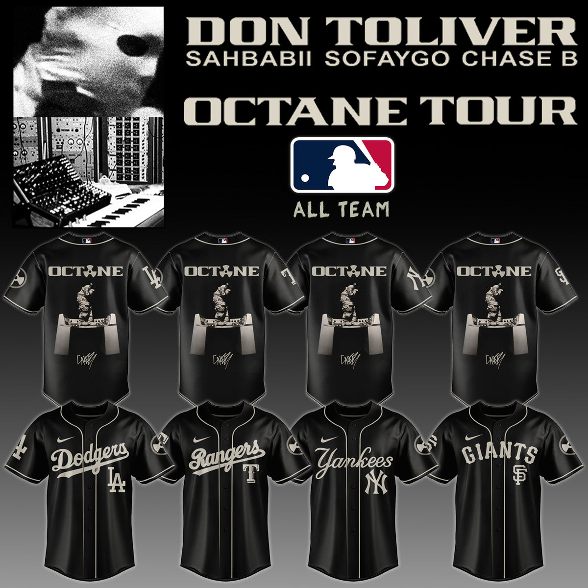 MLB ALL TEAMS x Don Toliver Octane Tour Jersey v3