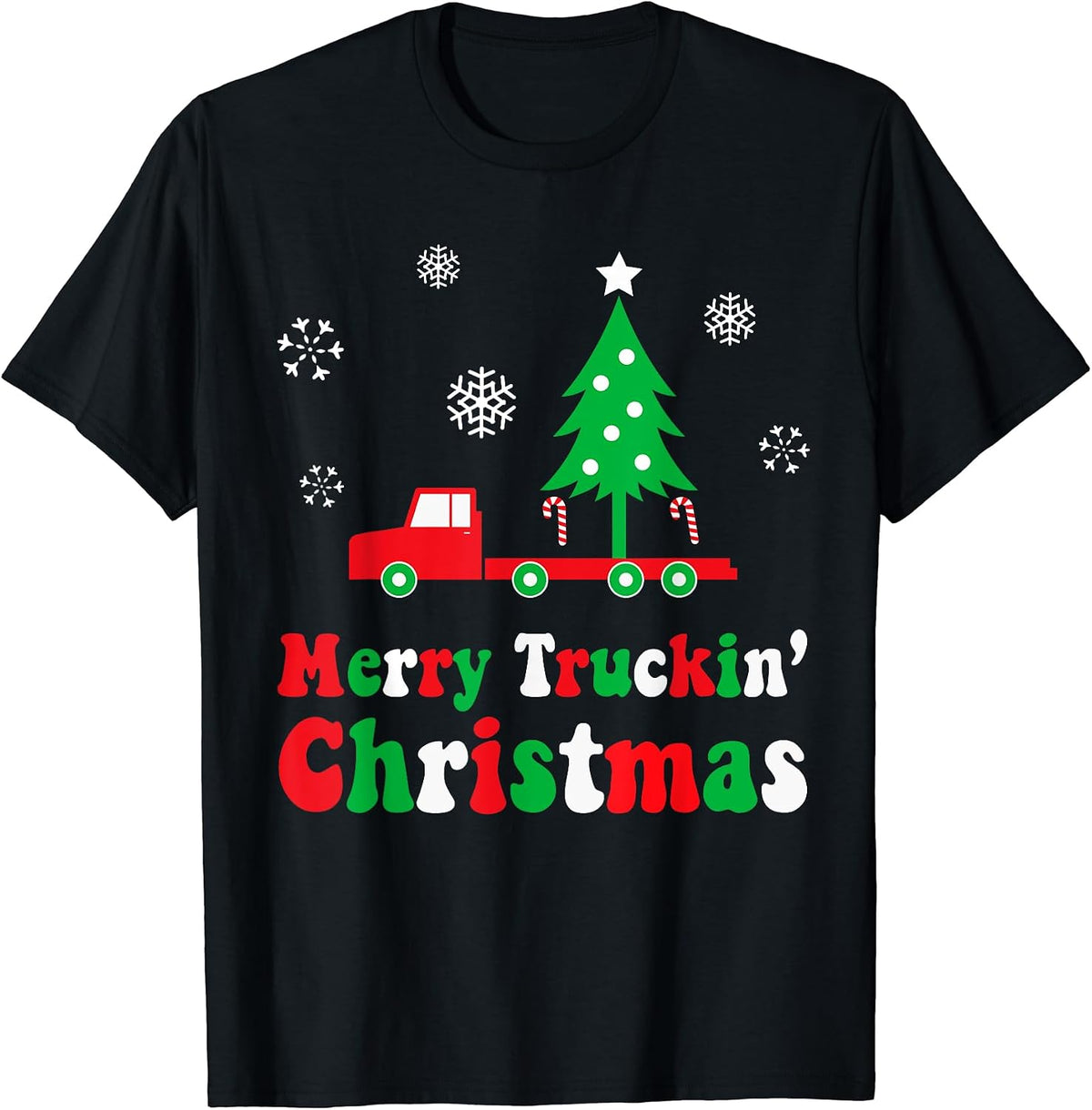 Christmas Trucking Apparel by Monster Wave Studios