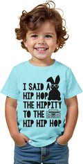 Toddler Boys Easter Shirt I Said A Hip Hop Bunny T Shirt Happy Easter Outfit Rabbit Tees Short Sleeve Tops Clothes