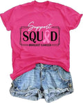 Breast Cancer Shirts for Women Pink Ribbon Breast Cancer Awareness Shirt