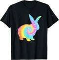 Easter Bunny Shirt Tie Dye Retro Egg Hunt Gift Unisex