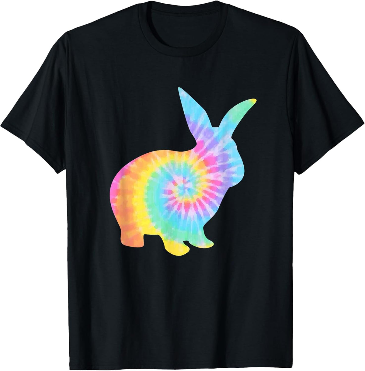 Easter Bunny Shirt Tie Dye Retro Egg Hunt Gift Unisex