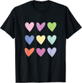 Pastel Easter Shirt, Easter Hearts Shirt, Easter Egg Unisex