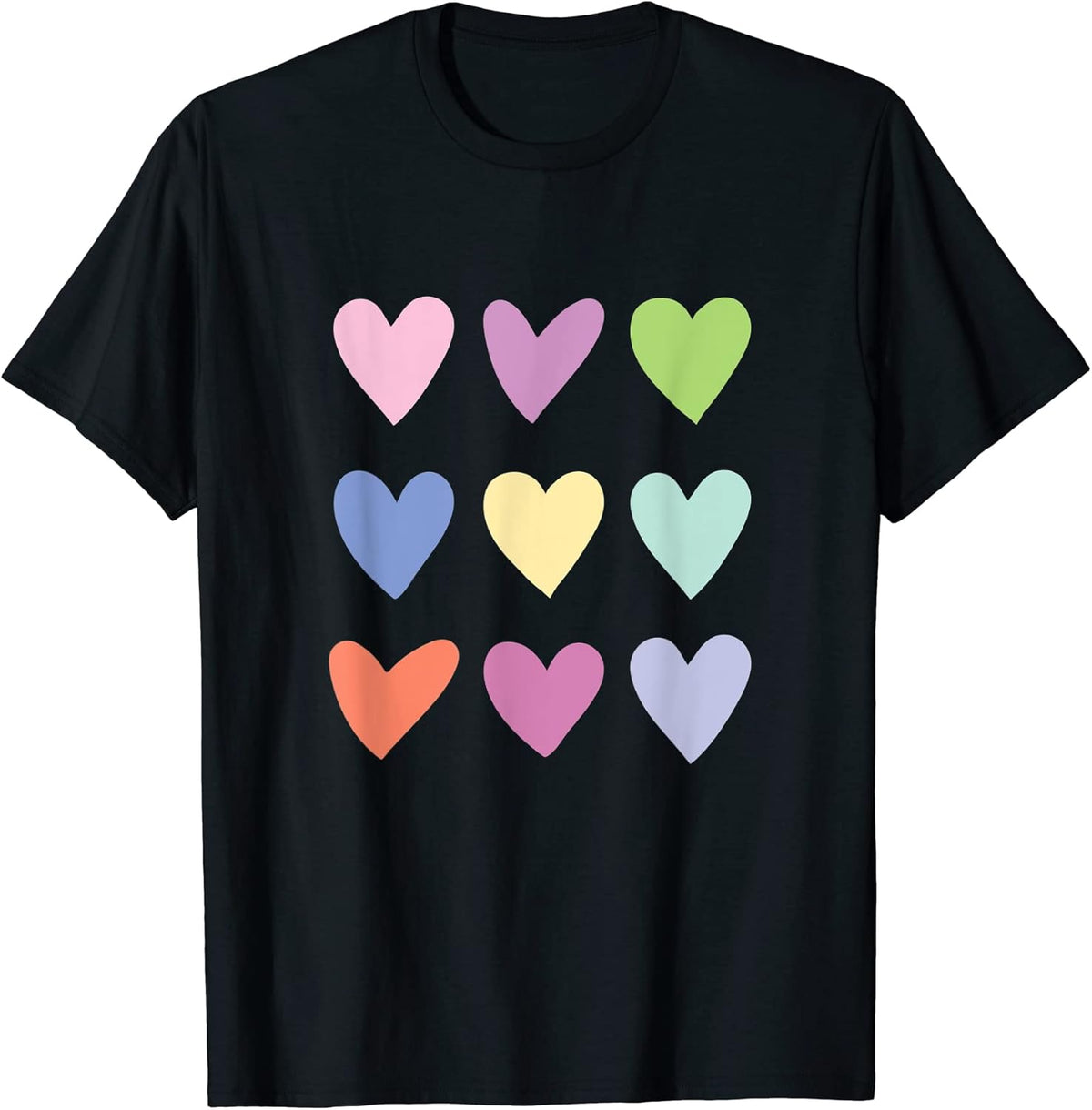 Pastel Easter Shirt, Easter Hearts Shirt, Easter Egg Unisex
