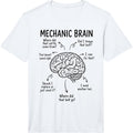 Mens Funny Mechanic Brain Car Repair Auto Technician Humor Performance T-Shirt