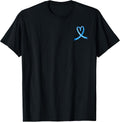 Cute Blue Ribbon Diabetes Awareness Women Men Kids T-Shirt