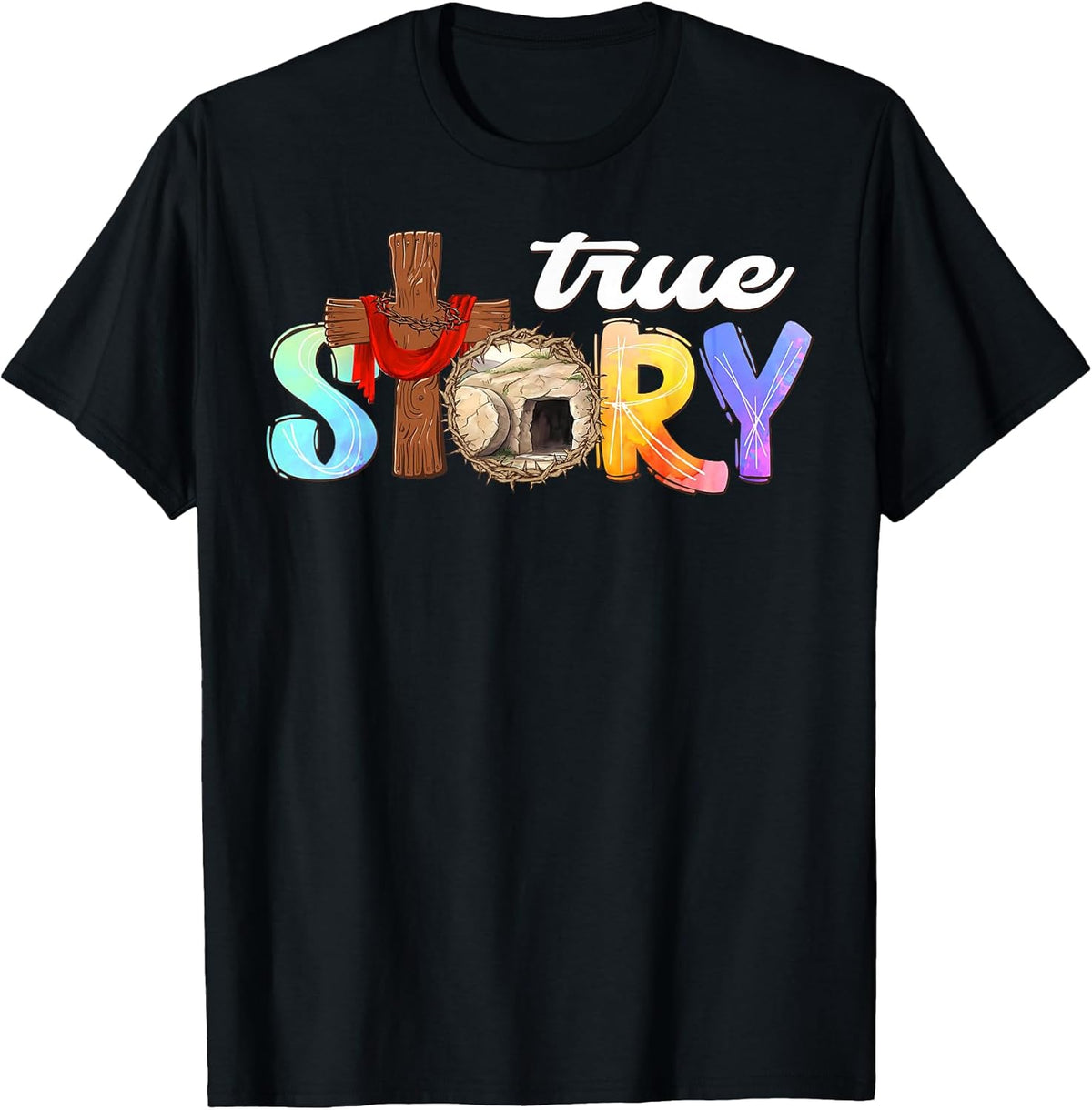 Jesus Easter Christians He is Risen True Story Easter Unisex