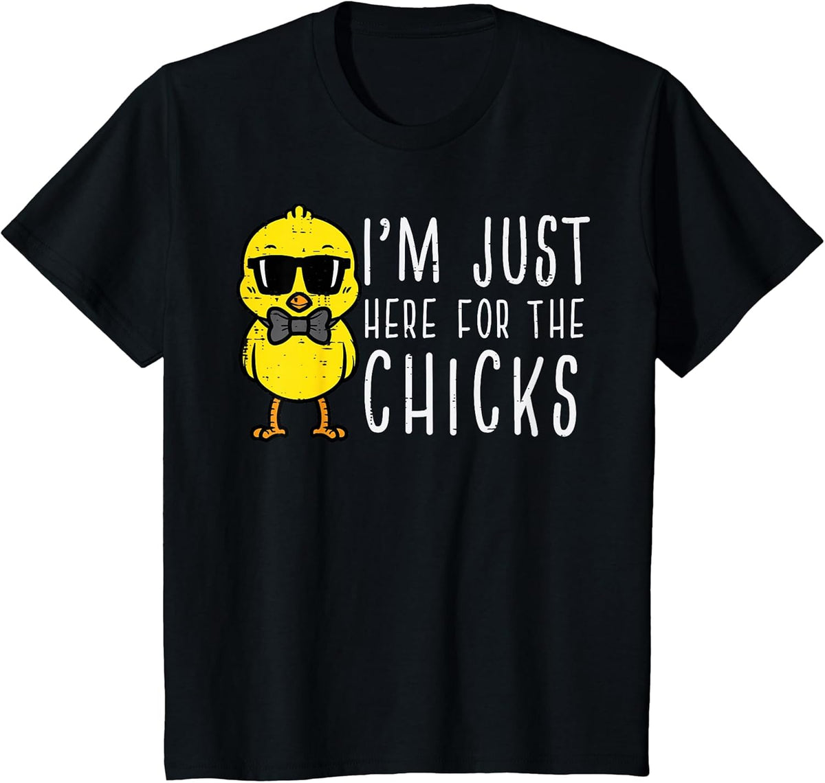 Kids Im Just Here for The Chicks Cute Easter Boys Kids Toddler Unisex