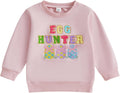 Toddler Easter Shrit Baby Girl Outfit Crewneck Bunny Long Sleeve Shirts Holiday Clothes
