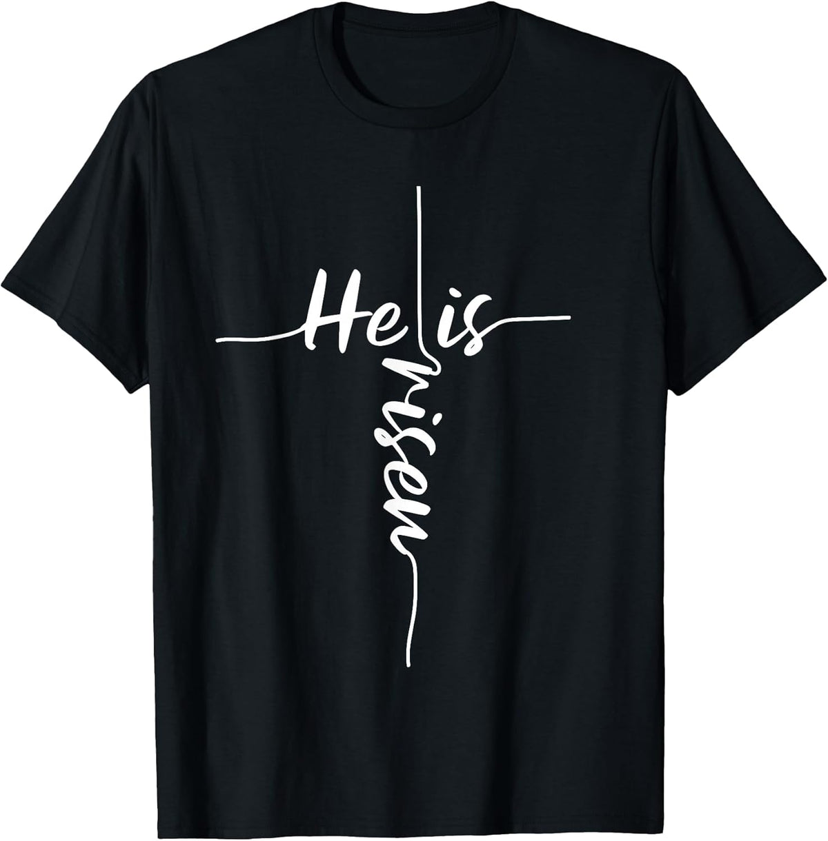 He is Risen Easter Day Jesus Cross Religious Christian Bible Small Unisex