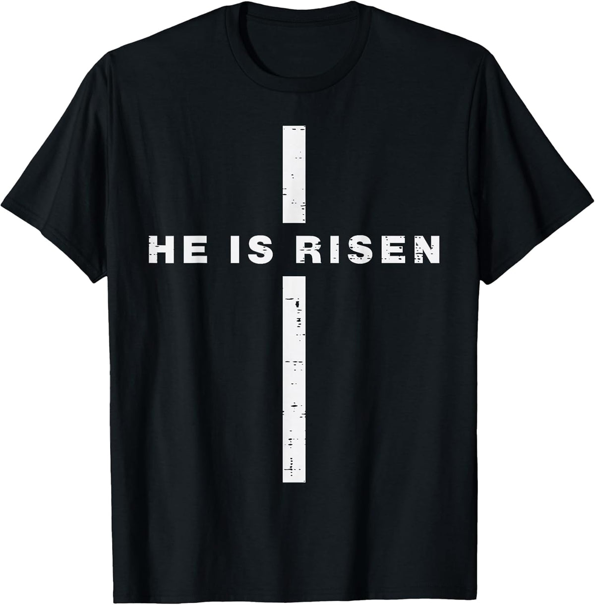 Easter Cross He is Risen Jesus Christian Men Women Kids Unisex