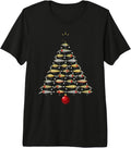 Christmas Fishing Lures Tree Merry Christmas Angler Xmas Premium Tri-Blend T-Shirt