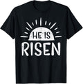 Easter Christian He is Risen Sun Resurrection Men Women Kids Small Unisex