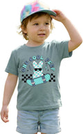 Easter Shirts for Toddler Boys One Cool Peep Bunny Graphic Funny Kids Happy Easter Outfit Short Sleeve Tops