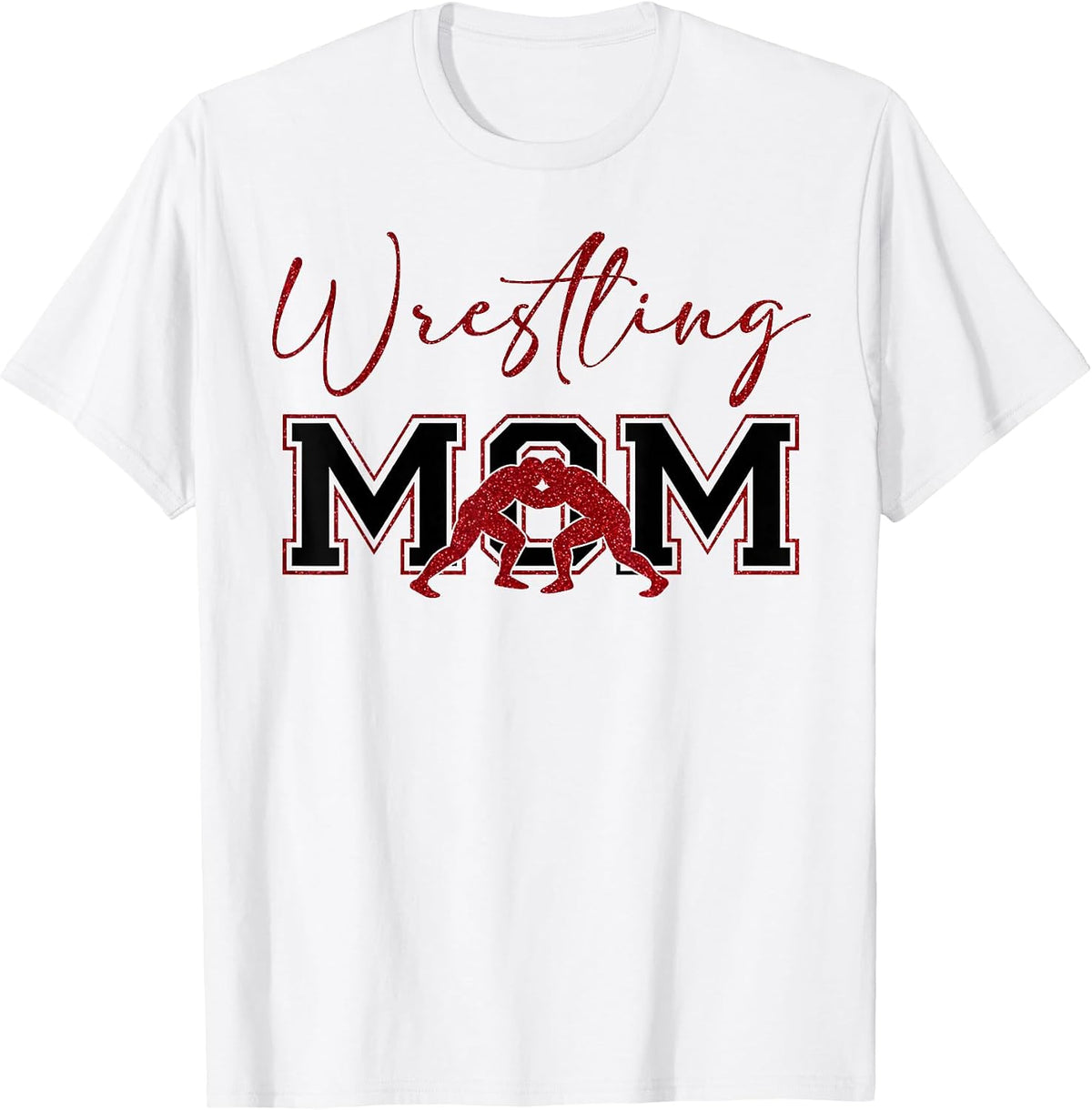 Women Wrestling Mom Funny Wrestle Wrestler Mothers Day T-Shirt