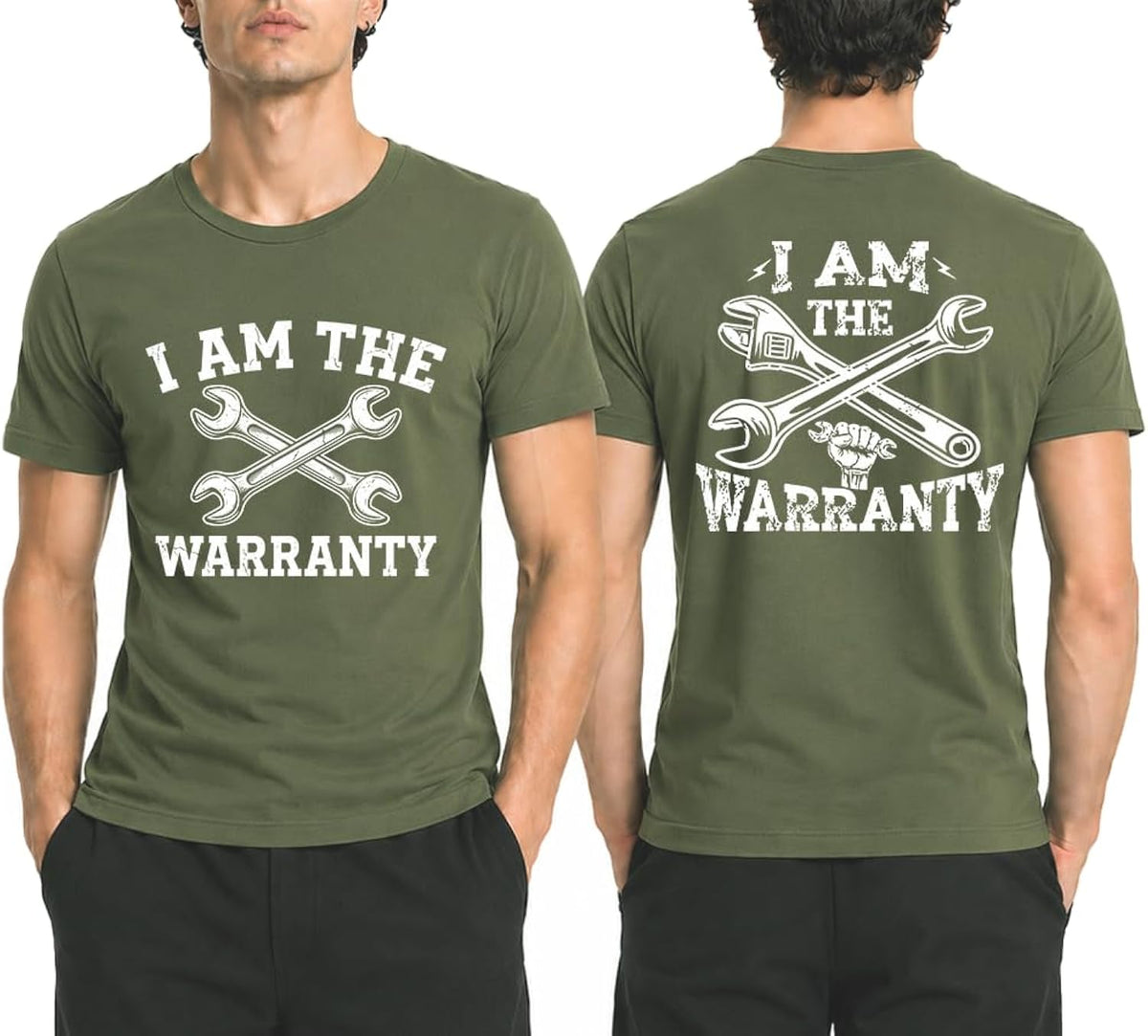 I Am The Warranty Shirt Funny Mechanic T-Shirt Auto Repair Technician Graphic Tee Women Men
