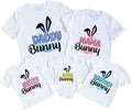 Easter Bunny Shirt, Mama Daddy Bunny Matching Family , Personalized Easter Toddler Baby Boy Girl Easter Day Outfit (Design 1)