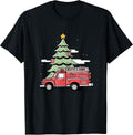 Firefighter Fireman Happy Holidays Christmas