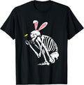 Skeleton Bunny Ears Easter Egg Hunting Bones Spring Unisex