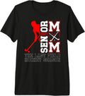 The Last Field Hockey Season Field Hockey Senior Mom 2027 Premium Tri-Blend T-Shirt