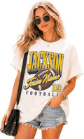 Personalized Football Mom Shirt, Custom Name and Number Football Mama Shirts for Women, Sport Mom Sweashirt Gifts