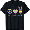 Peace Sign Love Heart Easter Egg Bunny Ears Cute Hippie Gift Unisex