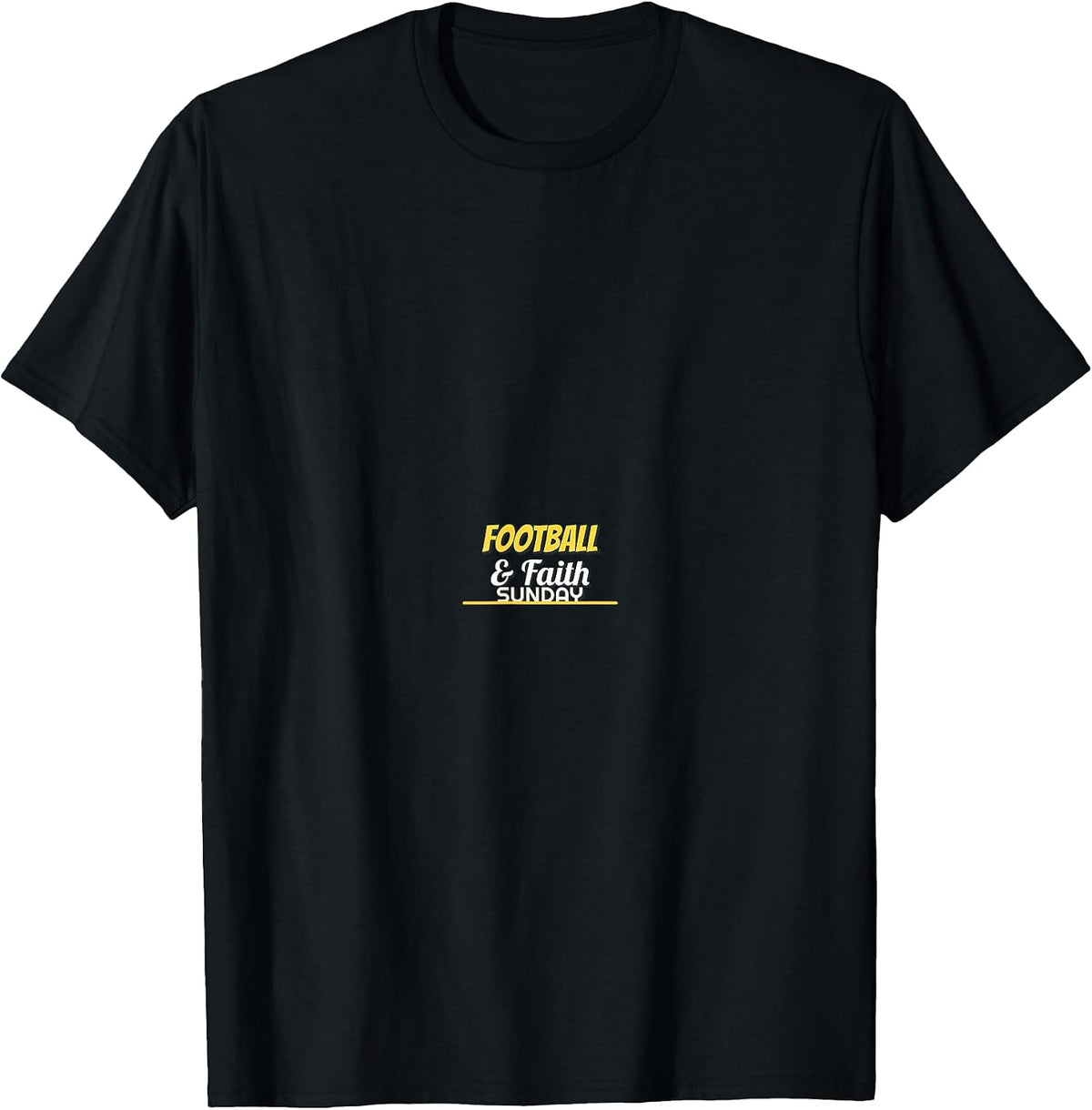 Christian Football and Faith Sunday Game Day T-Shirt T-Shirt