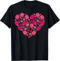 Cute Pickleball Heart Valentine's Day Pickleball Lover Women T-Shirt