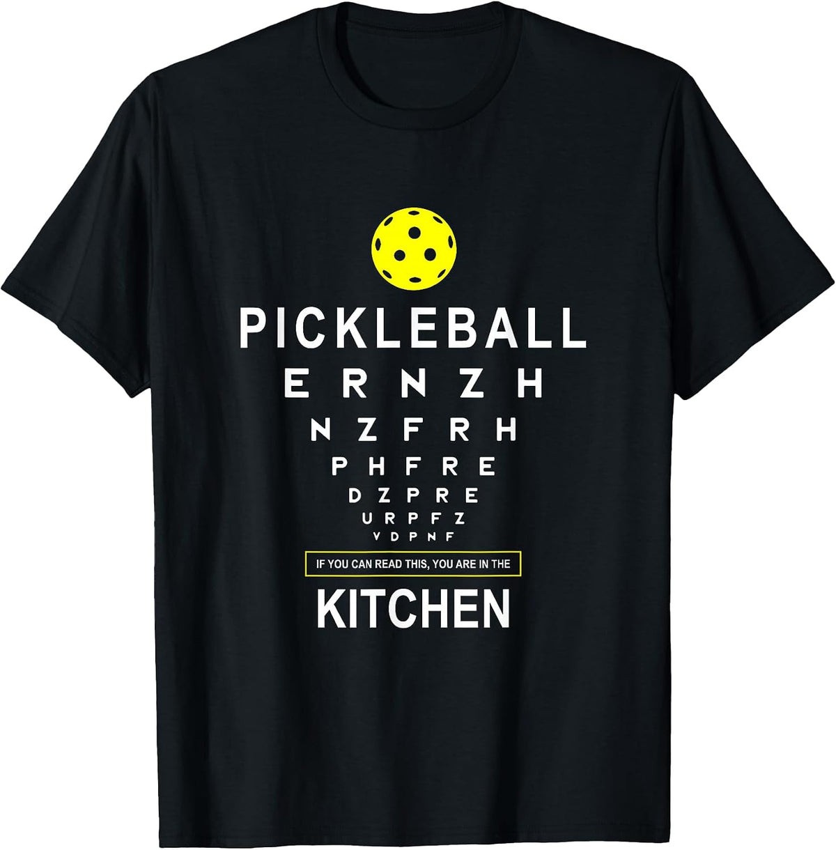 Funny Pickleball Shirt If You Can Read This Kitchen Joke T-Shirt