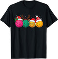 Pickleball Christmas Sports Lover Holiday Pickleball Xmas T-Shirt